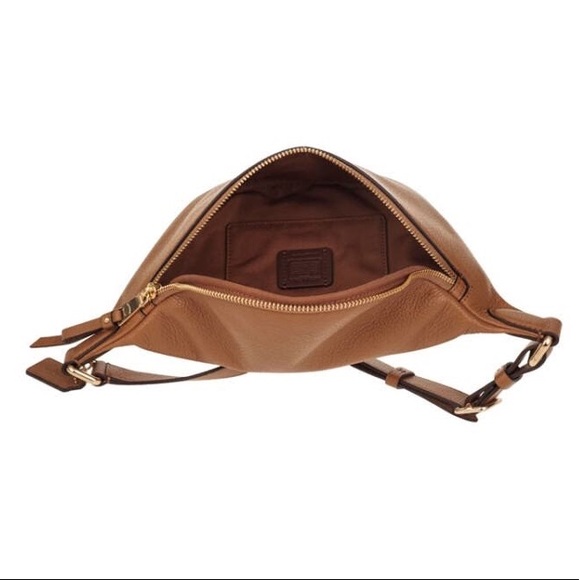🥰HP🥰 COACH Belt Bag / Fanny Pack Light Saddle - Picture 7 of 10